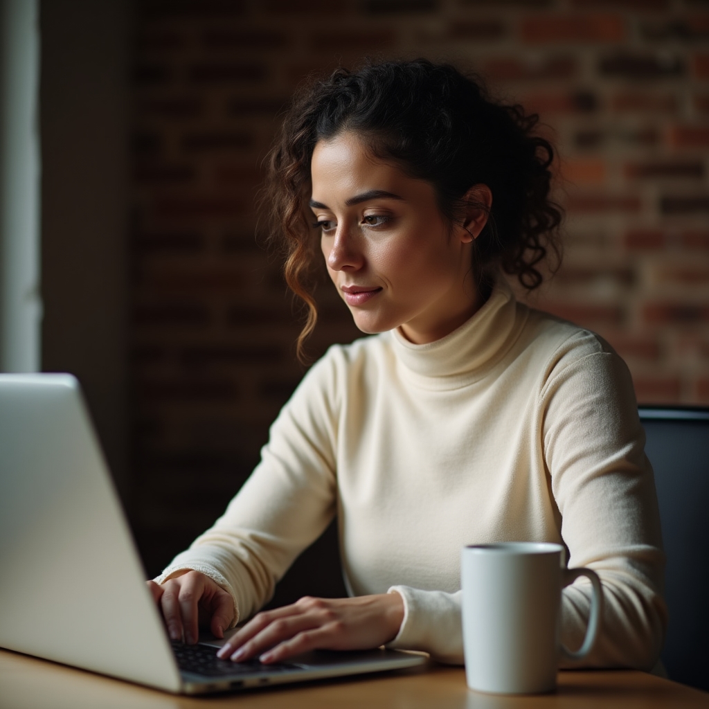 Freelancer concentrato al lavoro da remoto